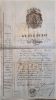 Belgisch diplomatiek paspoort Londen 1875