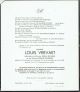 Rouwbrief Louis Vervaet